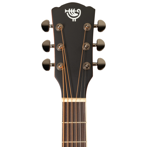 ROCKDALE Aurora D6 Satin C BK акустическая гитара дредноут с вырезом, цвет черный, сатиновое покрыти фото 7