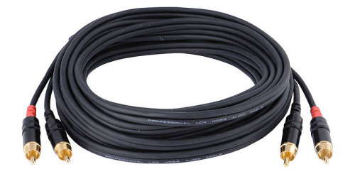Cordial CFU 6 CC кабель сдвоенный RCA RCA, 6.0м, черный