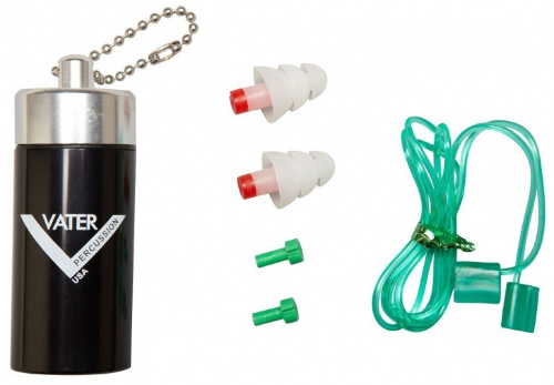 VATER VSAS Ear Plugs беруши для барабанщика, комплект плагов, 2 вида фильтров, емкость для хранения