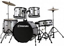 Suzuki SDS-602S барабанная установка (14"12"13"16"22") цвет серебристый