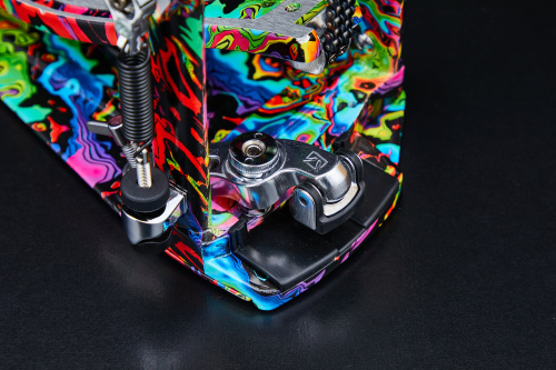 TAMA IRON COBRA HP900PMPR Power Glide Single Pedal, Psychedelic Rainbow фото 6