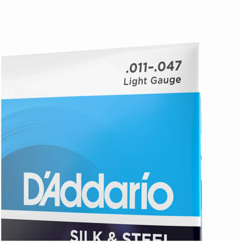 D'Addario EJ40 струны для акустической гитары, шёлк/сталь 11-47 фото 3