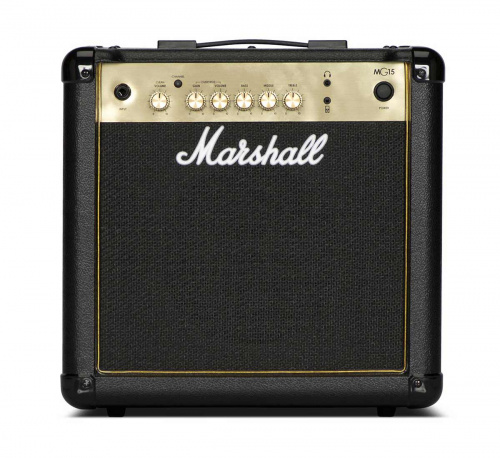 MARSHALL MG15G усилитель гитарный транзисторный, комбо, 1х8" 15Вт, 2 канала (Clean, Overdrive), выхо