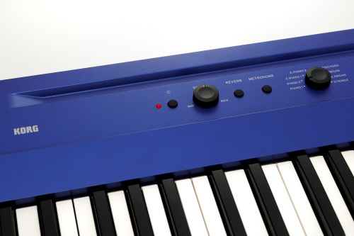 KORG L1 MB цифровое пианино Liano, 88 клавиш, цвет синий металлик. Пюпитр и педаль в комплекте фото 3