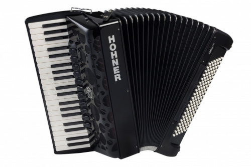 HOHNER Amica Forte IV 120 black (A38321) полный концертный аккордеон, цвет черный