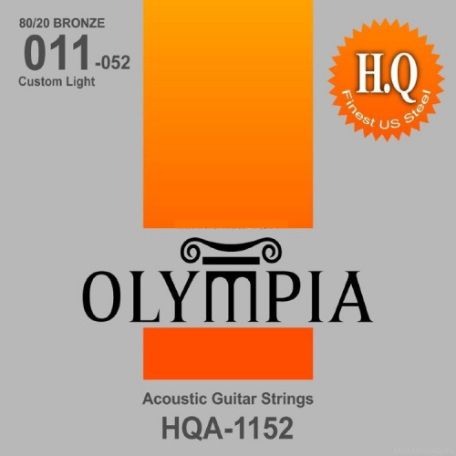 Olympia HQA 1152PB Струны для акустической гитары, Phosphor Bronze, 11-52