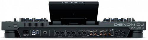 Denon Prime 4 Полностью автономная 4-х дековая DJ система 10" мультитач дисплей 2 сверхчувствительных сенсорных джога с OLED-д фото 4