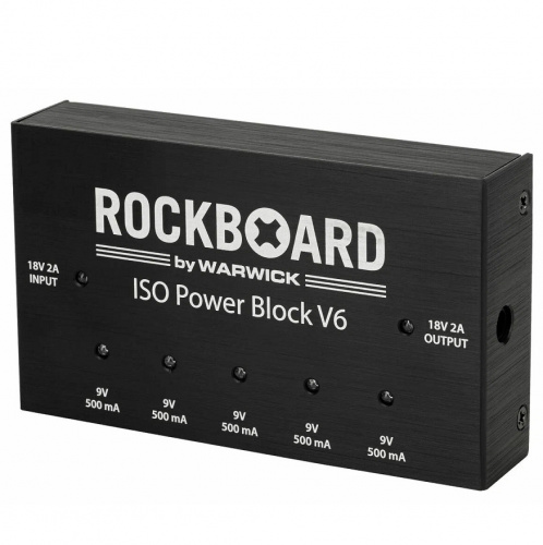 Rockboard ISO Power Block V6 блок питания с изолированными выходами, 5x9В 500 mA, 1х18В 15mA, фото 2