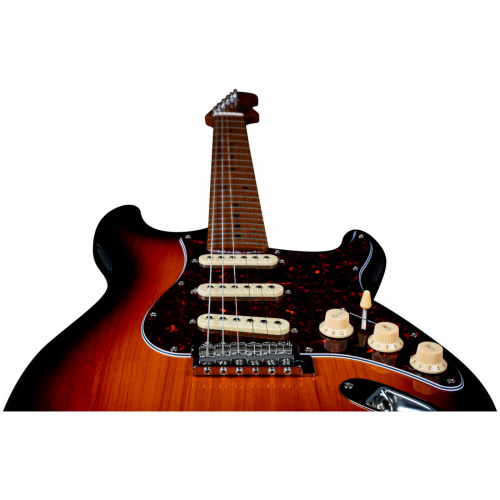 JET JS-300 SB электрогитара, Stratocaster, корпус липа, 22 лада,SSS, tremolo, цвет SB фото 4