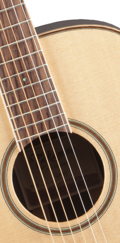 TAKAMINE G90 SERIES GY93 акустическая гитара типа NEW YORKER, цвет натуральный, топ массив ели, нижняя дека и обечайка палисандр, гриф махогани, накла фото 4