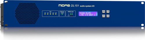 MIDAS DL151 24-канальный блок входов-выходов, 2 x AES50