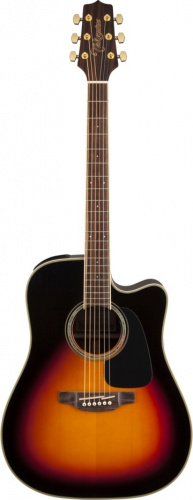 TAKAMINE G50 SERIES GD51CE-BSB электроакустическая гитара типа DREADNOUGHT CUTAWAY цвет санберст.