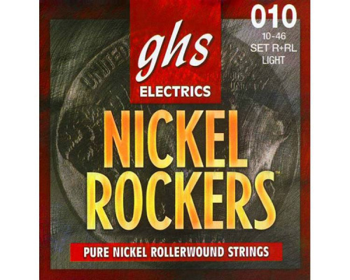 GHS STRINGS R+RL NICKEL ROCKERS набор струн для электрогитары, никель, 10-46 фото 2