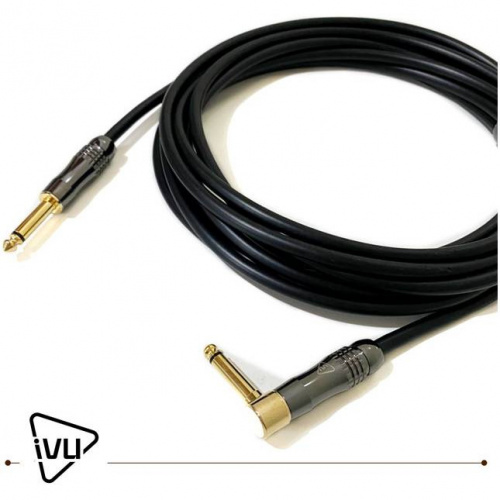 IVU CREATOR PIC-3S/L инструментальный кабель, серия Player, 3м, джек моно джек моно угловой, цвет фото 2