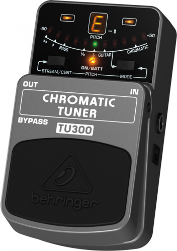 Behringer TU300 педаль-хроматический тюнер для настройки гитар и бас-гитар фото 2