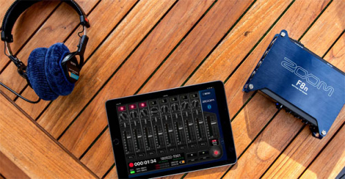 Zoom F8n Внестудийный портативный 10-трековый рекордер со встроенным микшером фото 20