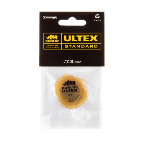 Dunlop Ultex Standard 421P073 6Pack медиаторы, толщина 0.73 мм, 6 шт. фото 3