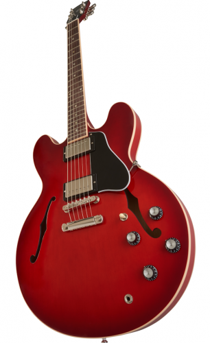 GIBSON 2019 ES-335 Dot, Cherry Burst гитара полуакустическая, цвет санберст в комплекте кейс фото 3