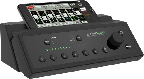 MACKIE ProDX8 8-канальный цифровой аудио микшер с Bluetooth управлением