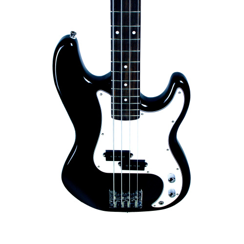REDHILL PB200/BK бас-гитара 4-стр, P+P, 864 мм, корпус тополь, гриф клен, цвет черный фото 4