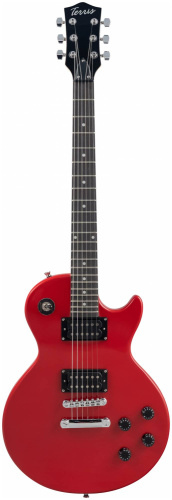 TERRIS TLP-039 RD электрогитара Les Paul, HH, 2V2T, цвет красный