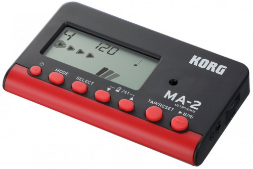KORG MA-2 BKRD цифровой метроном, цвет черно-красный фото 2