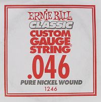 Ernie Ball 1246 струна для электро и акустических гитар. никель, калибр 046