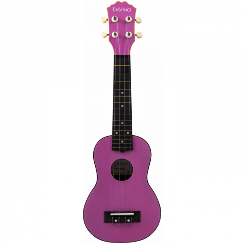 DAVINCI VINS-10IZA укулеле сопрано, пластик, цвет фиолетовый (виноград-изабелла)