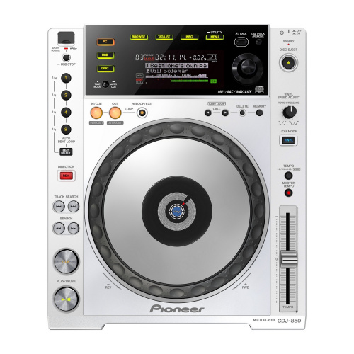 Pioneer CDJ-850-W CD/CD-R/CD-RW/USB DJ проигрыватель, цвет белый