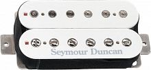 SEYMOUR DUNCAN TB-6 DUNCAN DISTORTION TREMBUCKER WHITE Звукосниматель для гитары, хамбакер, белый, Floyd Rose, бридж, керамика, один ряд регулируемых 