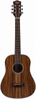 FLIGHT TR-1000 TEAK тревел гитара, в.дека-тик, корпус-тик, цвет натур