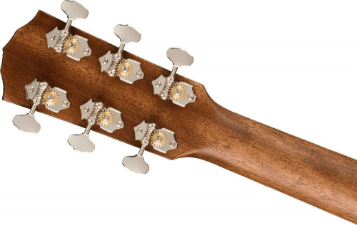 FENDER PM-3CE TRIPLE-O MAH, BLK TOP электроакустическая гитара, цвет черный, кейс в комплекте фото 6
