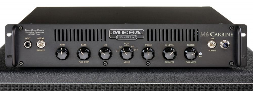 MESA BOOGIE M6 CARBINE BASS AMPLIFIER 600W 2 RACK гибридный усилитель для бас-гитары, мощность 600 Ватт при 4 или 2 Ом (320 Ватт при 8 Ом), предусилит