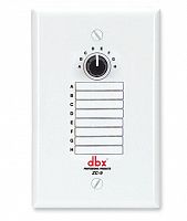 dbx ZC-9 настенный контроллер. 8-позиционный селектор источника сигнала (для ZonePro 1260/1261). Подключение Cat5, 2xRJ45