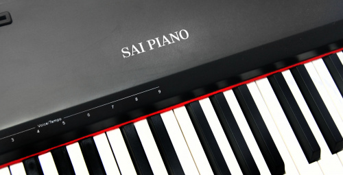Sai Piano P-9BK Цифровое пианино, 88 клавиш, молоточковая механика, цвет черный фото 3
