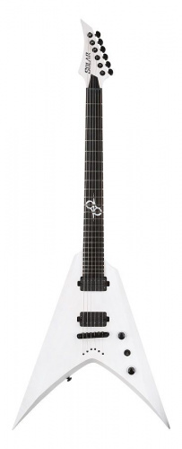 Solar Guitars V2.6WHM электрогитара, цвет белый матовый, чехол в комплекте