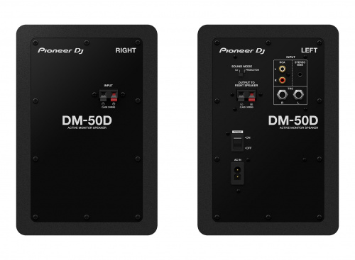 PIONEER DM-50D студийные мониторы 5 дюймов (пара), цвет черный фото 3