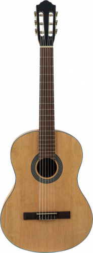 FLIGHT C-100 NA 4/4 классическая гитара 4/4, верхн. дека-ель, корпус-сапеле, цвет натурал
