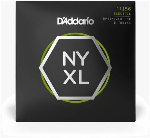 D'Addario NYXL1156 струны для электрогитары, никель, 11-56 фото 2