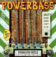 THOMASTIK EB345 Power Bass струны для 5-ти струны для бас гитары -гитары, Long Scale, 47-119