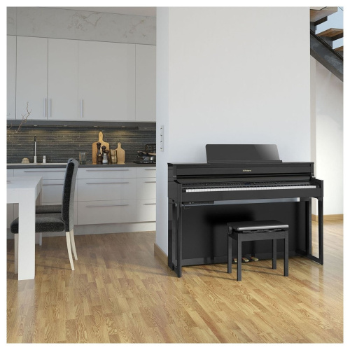 Roland HP704-PE + KSH704/2PE цифровое фортепиано, 88 клавиш, 384 полифония, 324 тембр фото 6