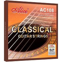 ALICE AC108-N Струны для классической гитары Standard, натяжение Standard, цвет прозрачный