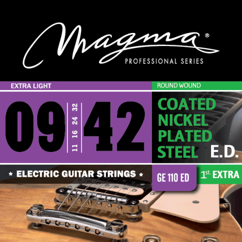Magma Strings GE110ED Струны для электрогитары Серия: Coated Nickel Plated Steel Калибр: 9-11-16