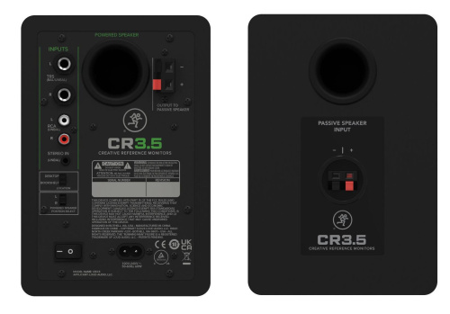 MACKIE CR3.5 Пара активных студийных мониторов 3,5", 50Вт, 60Гц - 20 кГц фото 3