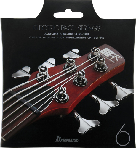 IBANEZ IEBS6C Струны для 6-струнной бас-гитары, никелированная сталь, 35-130, light top medium bot
