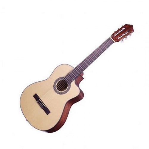 Encore ENC44CE классическая гитара с звукоснимателем, цвет натуральный фото 2