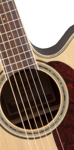 TAKAMINE G70 SERIES GN71CE-NAT электроакустическая гитара типа NEX CUTAWAY, цвет натуральный, верхняя дека массив ели, нижняя дека и обечайки Rosewood фото 2