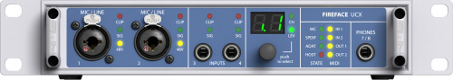 RME Fireface UCX - 36 канальный, 192 kHz USB & FireWire аудио интерфейс, 9 1/2", 1U фото 2