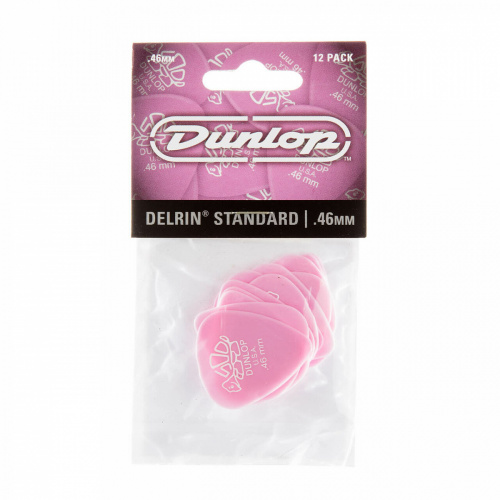 Dunlop Delrin 500 41P046 12Pack медиаторы, толщина 0.46 мм, 12 шт. фото 4