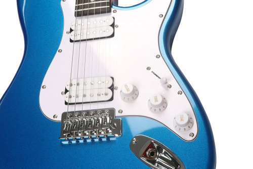 Bosstone SG-04HH BL+Bag Гитара электрическая, 6 струн цвет синий фото 4